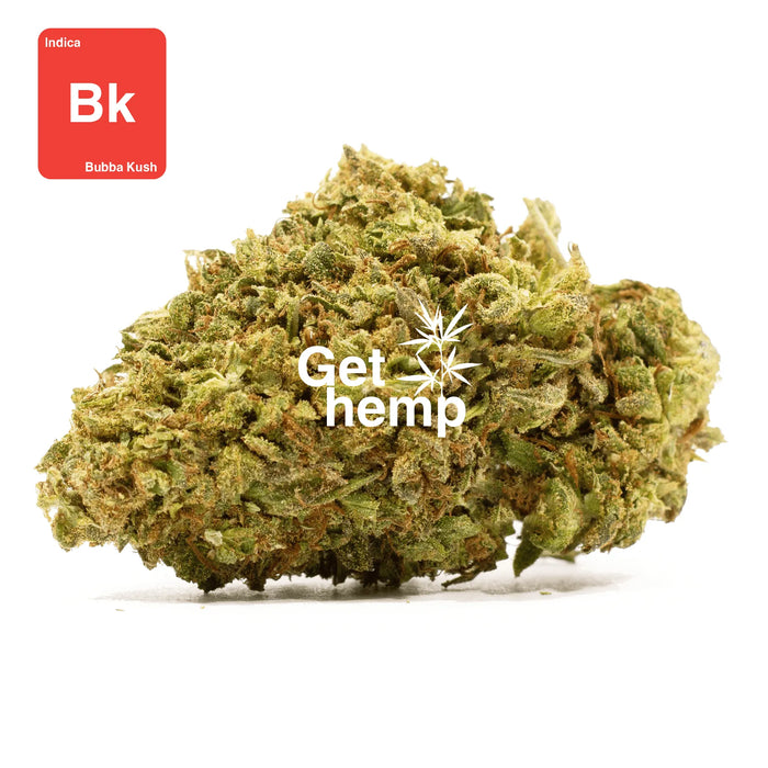 CBD hemp bud flower bubba kush