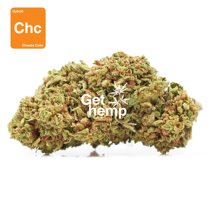 CBD hemp bud flower cheesecake