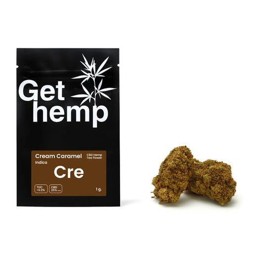 "Cream Caramel" CBD Hemp Flowers (CBD 25% Max) - Gethemp