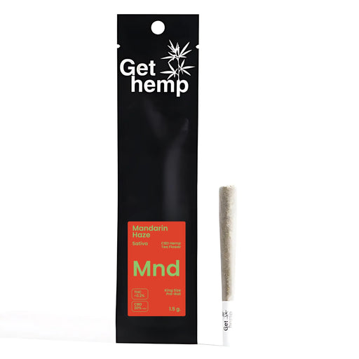 Gethemp Mandarin Haze CBD Flower Bud Pre Roll