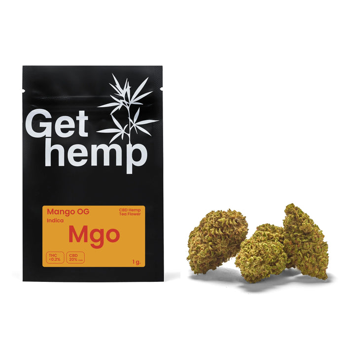 CBD flower bud mango