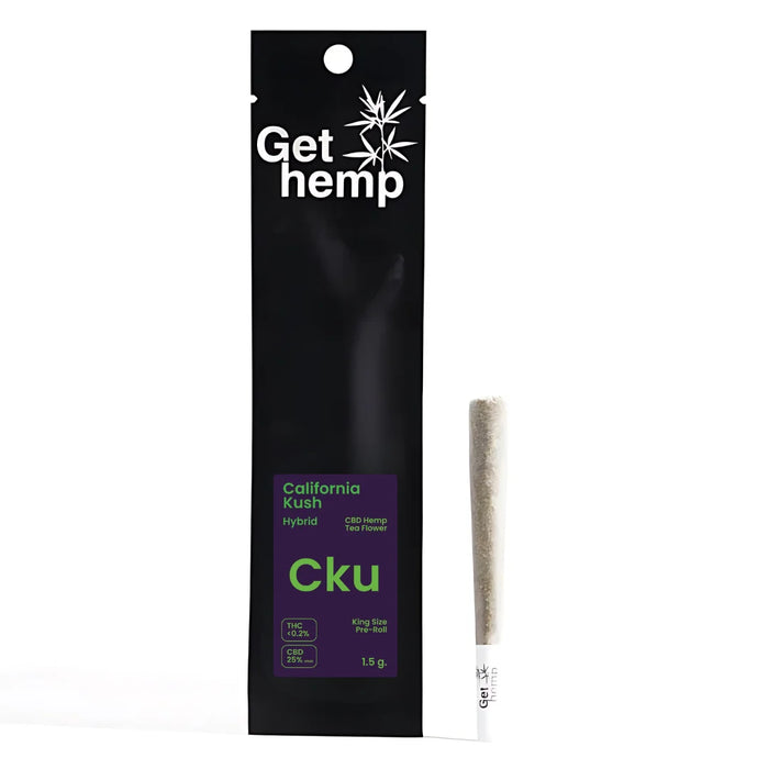 CBD flower pre roll california kush