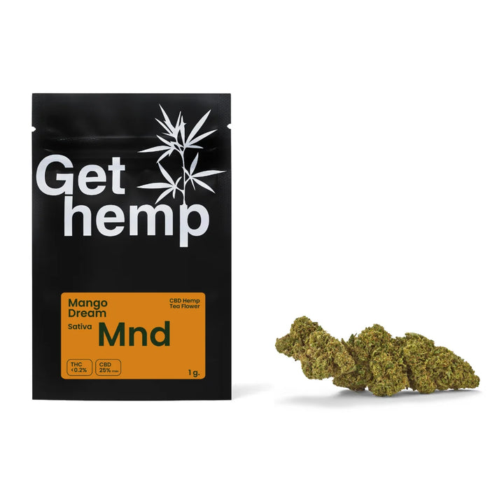 CBD Hemp Flower Bud Mango Dream Gethemp