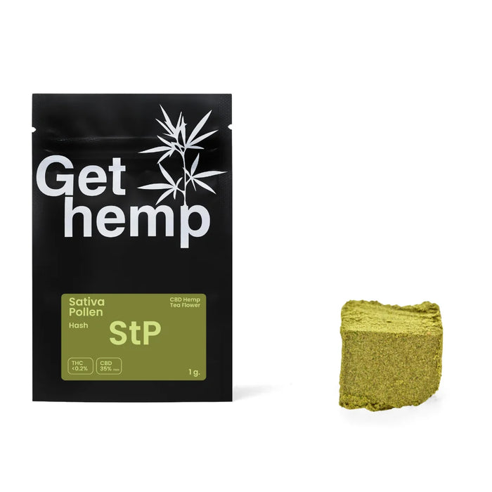 Gethemp Sativa Pollen CBD Hemp Hash