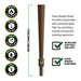 Pre-Rolled King Size Glass Tipped Hemp Cones | 2PK