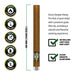 Pre-Rolled King Size Glass Tipped Hemp Rolls | 2PK