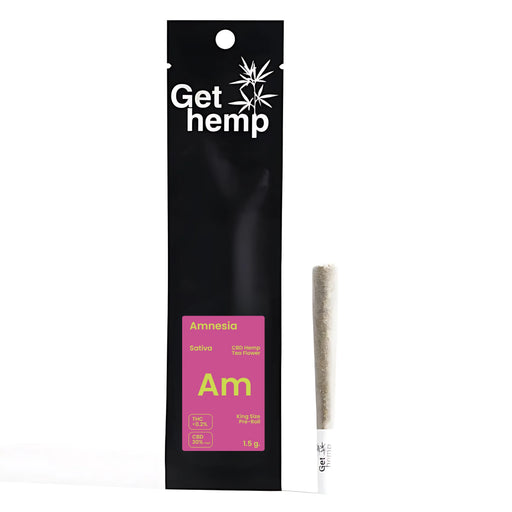 Gethemp Amnesia CBD Flower Bud Pre Roll