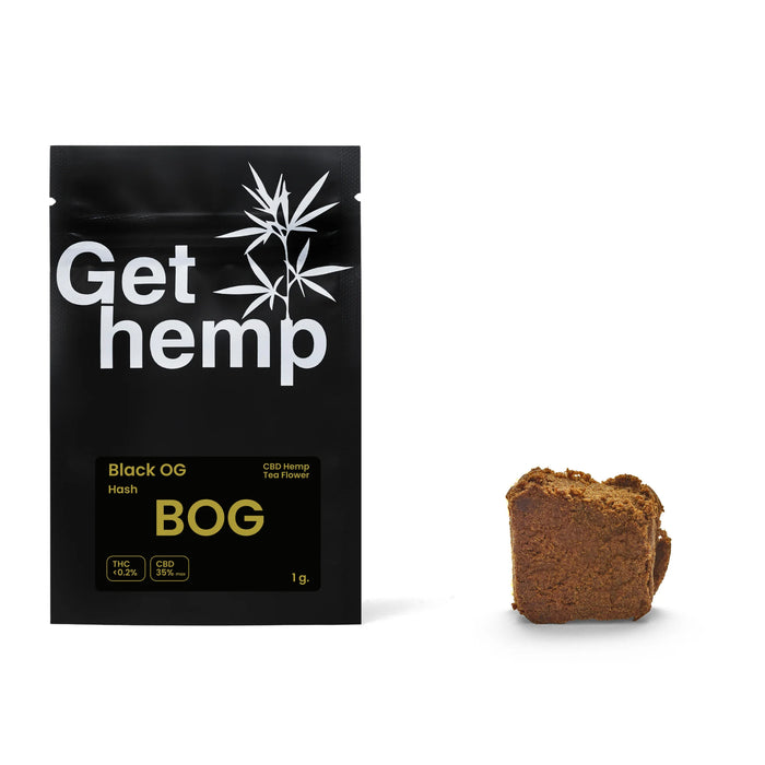 Gethemp Black OG CBD Hemp Hash