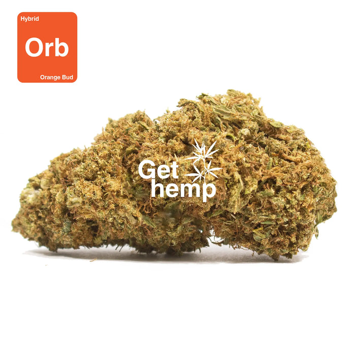 CBD hemp bud flower orange bud