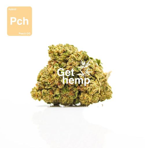 CBD hemp bud flower peach og