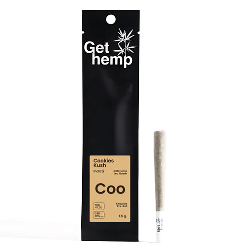 Gethemp Cookies Kush CBD Flower Bud Pre Roll