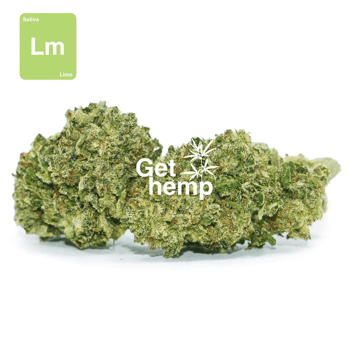 Cbd hemp bud flower lime