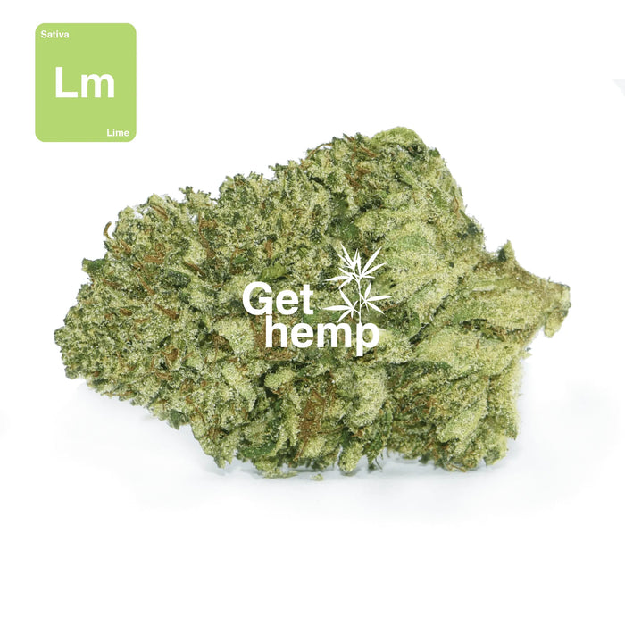 Cbd hemp bud flower lime