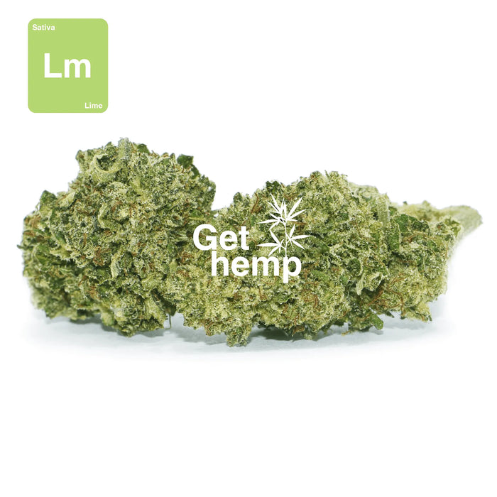 Cbd hemp bud flower lime