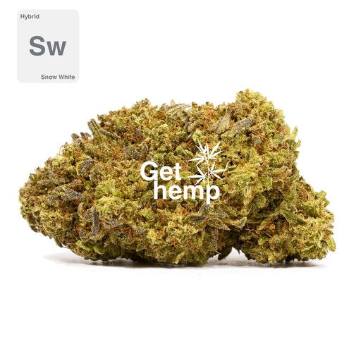 Cbd hemp bud flower snow white