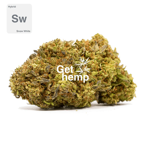 Cbd hemp bud flower snow white