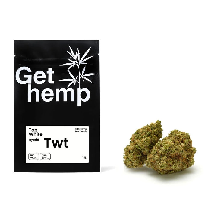 top white cbd flower bud