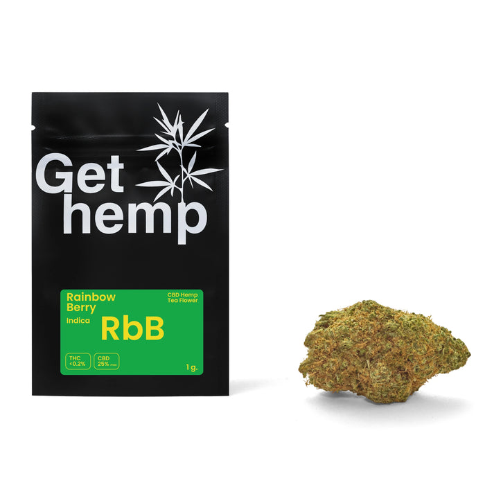 CBD Flower Bud Rainbow Berry