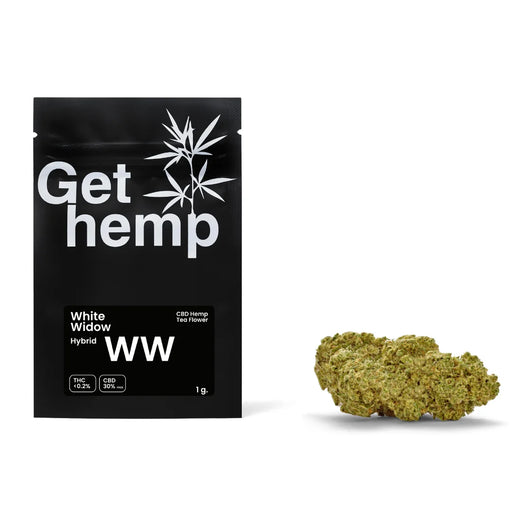 Cbd hemp bud flower white widow