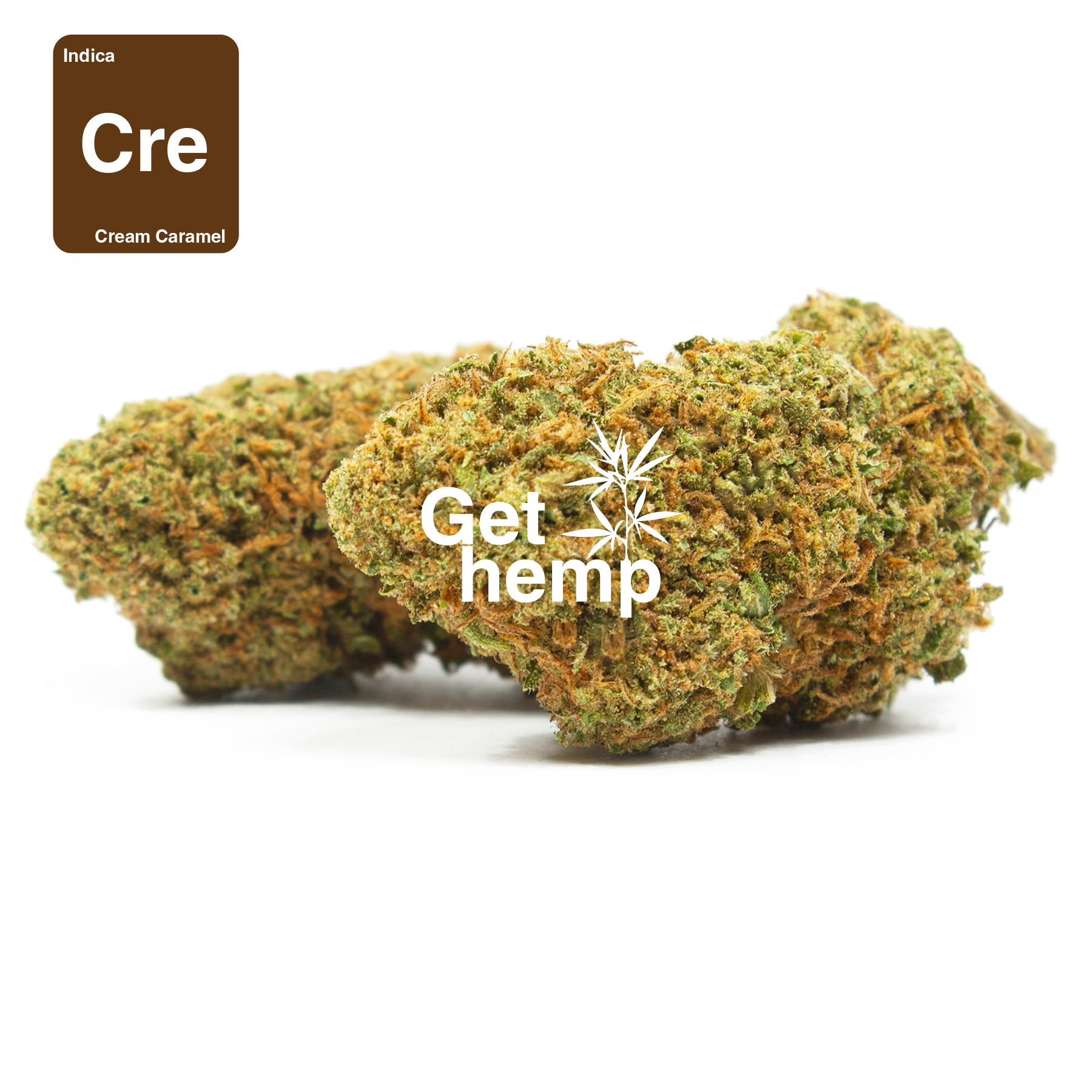 CBD FLOWER  Cream cRAMEL HEMP THC